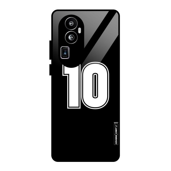 Number 10 Glass Back Case for Oppo Reno10 Pro Plus