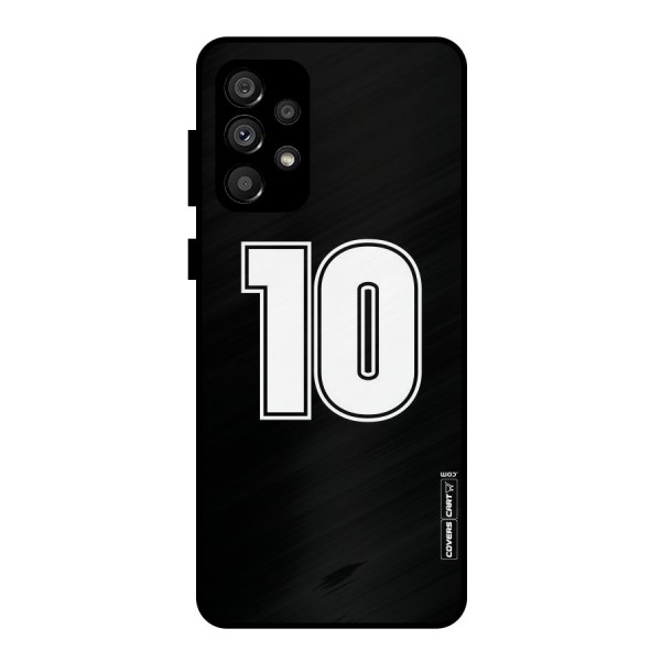Number 10 Metal Back Case for Galaxy A73 5G