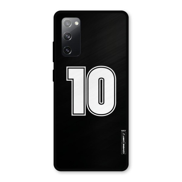 Number 10 Metal Back Case for Galaxy S20 FE
