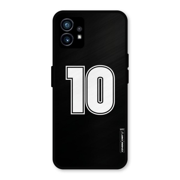 Number 10 Metal Back Case for Nothing Phone 1