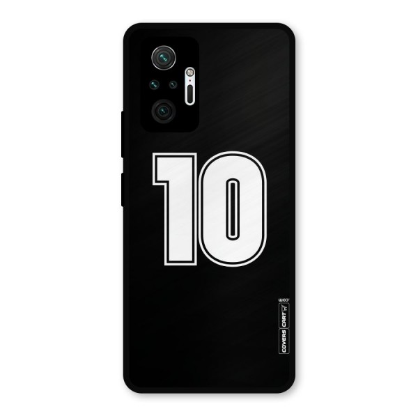 Number 10 Metal Back Case for Redmi Note 10 Pro