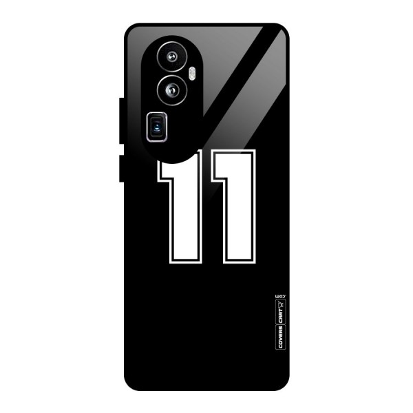 Number 11 Glass Back Case for Oppo Reno10 Pro Plus