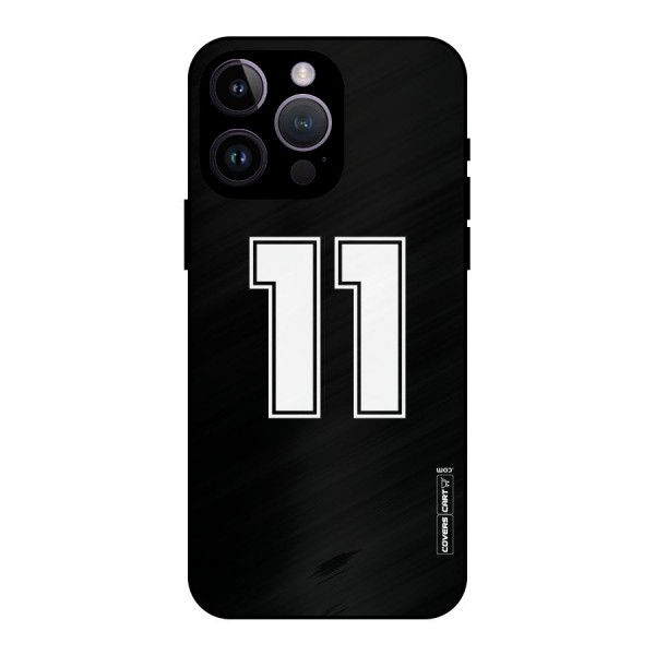 Number 11 Metal Back Case for iPhone 14 Pro Max