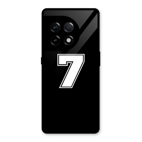 Number 7 Glass Back Case for OnePlus 11R