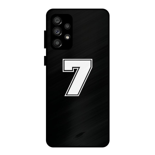 Number 7 Metal Back Case for Galaxy A73 5G