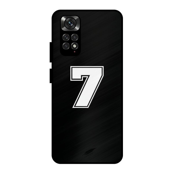 Number 7 Metal Back Case for Redmi Note 11 Pro
