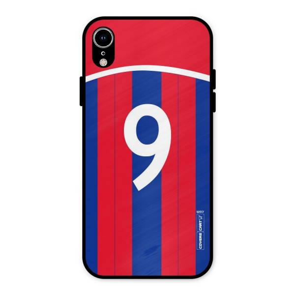 Number 9 Jersey Metal Back Case for iPhone XR