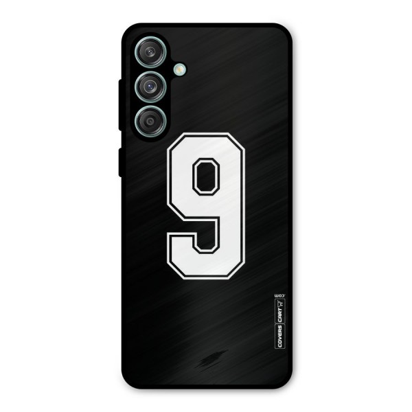 Number 9 Metal Back Case for Galaxy M55 5G