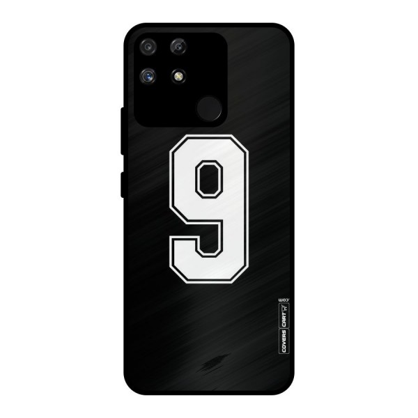 Number 9 Metal Back Case for Realme Narzo 50A