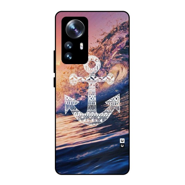 Ocean Anchor Wave Metal Back Case for Xiaomi 12 Pro