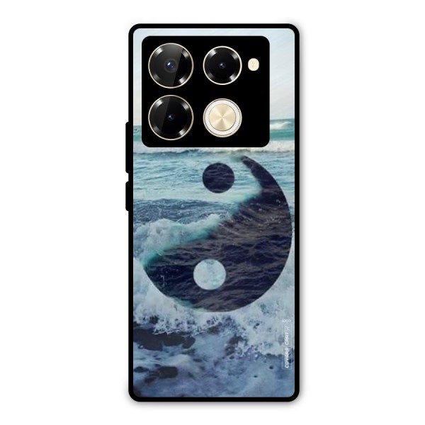 Oceanic Peace Design Metal Back Case for Infinix Note 40 Pro