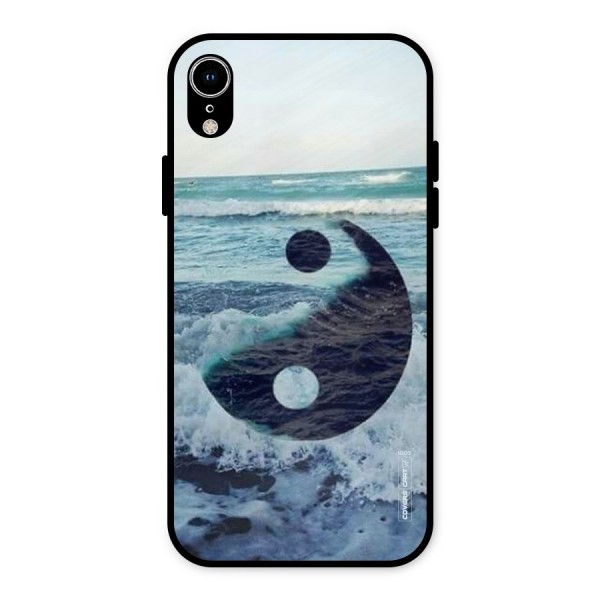 Oceanic Peace Design Metal Back Case for iPhone XR
