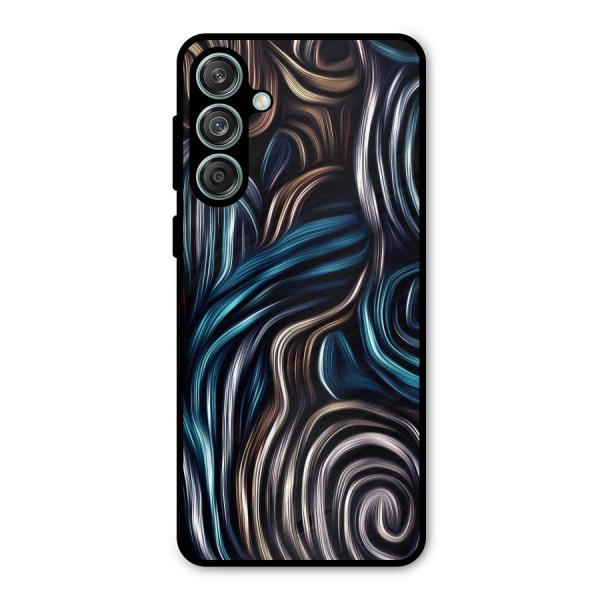 Oil Paint Artwork Metal Back Case for Galaxy M55 5G
