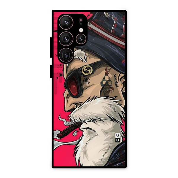 Old Man Swag Metal Back Case for Galaxy S22 Ultra 5G