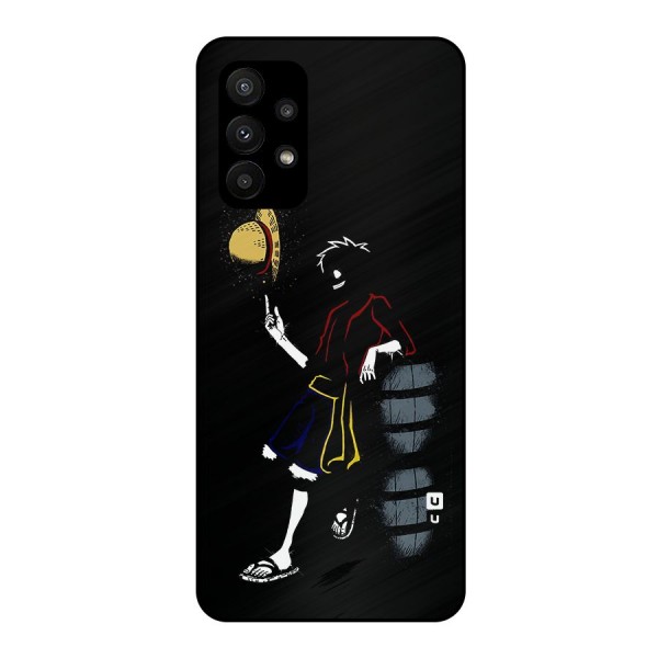 One Piece Luffy Style Metal Back Case for Galaxy A23