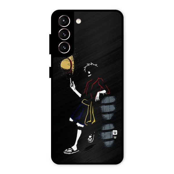 One Piece Luffy Style Metal Back Case for Galaxy S21 5G