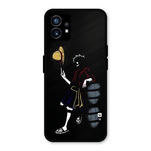 One Piece Luffy Style Metal Back Case for Nothing Phone 1