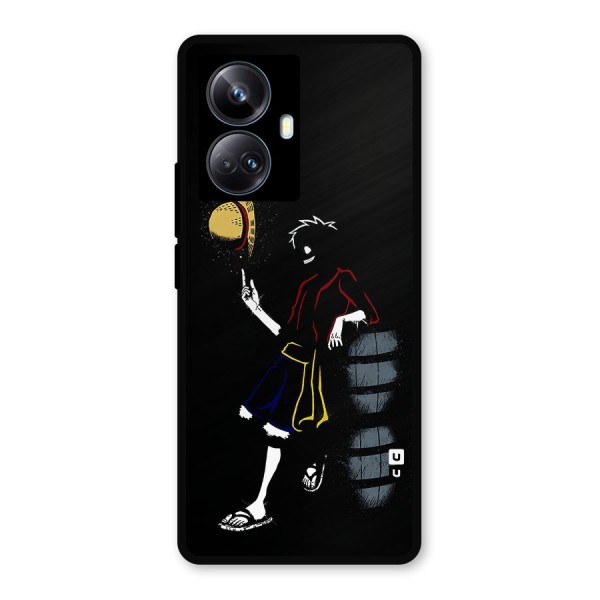 One Piece Luffy Style Metal Back Case for Realme 10 Pro Plus