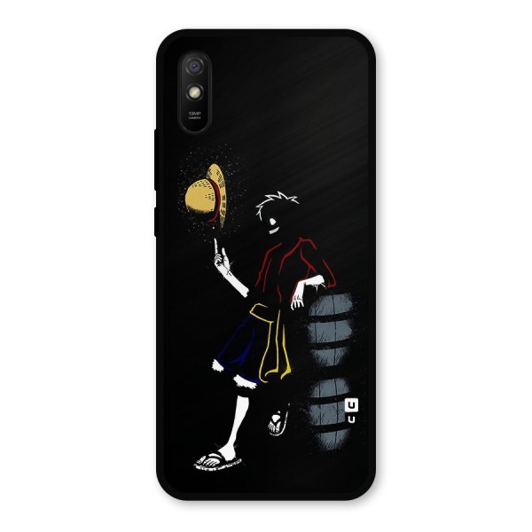 One Piece Luffy Style Metal Back Case for Redmi 9i