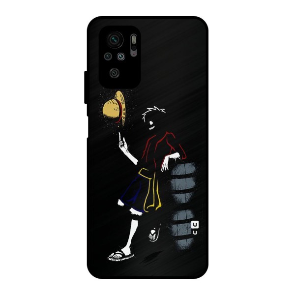 One Piece Luffy Style Metal Back Case for Redmi Note 11 SE