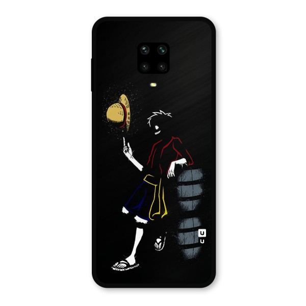 One Piece Luffy Style Metal Back Case for Redmi Note 9 Pro