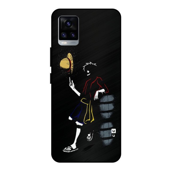 One Piece Luffy Style Metal Back Case for Vivo V20 2021