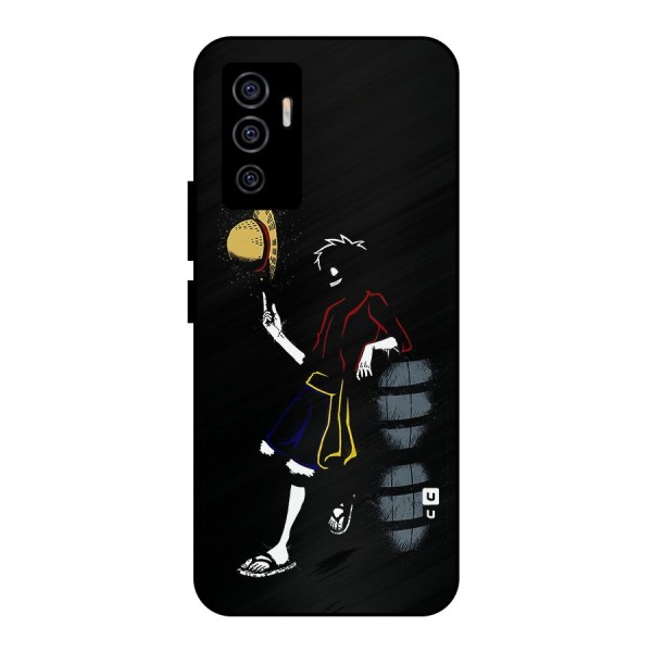 One Piece Luffy Style Metal Back Case for Vivo V23e