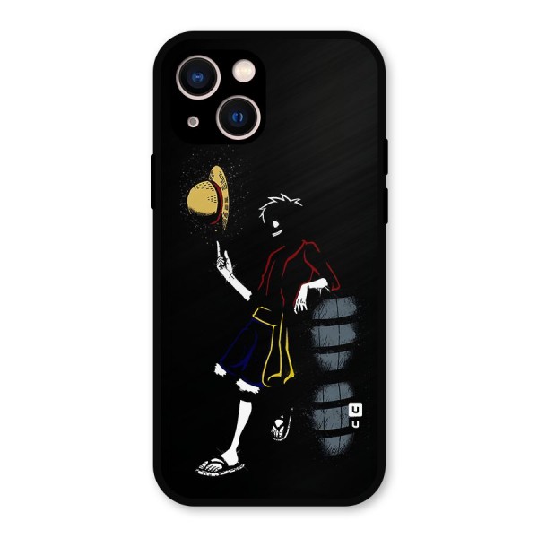 One Piece Luffy Style Metal Back Case for iPhone 13