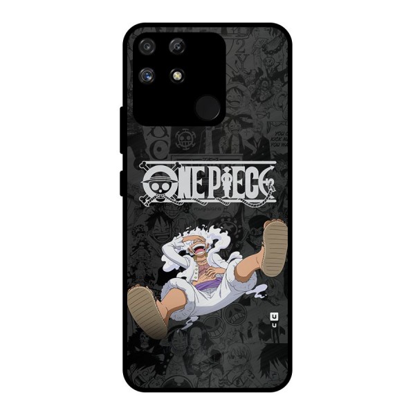 One Piece Manga Laughing Metal Back Case for Realme Narzo 50A