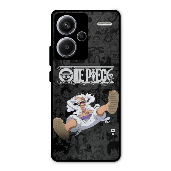 One Piece Manga Laughing Metal Back Case for Redmi Note 13 Pro Plus