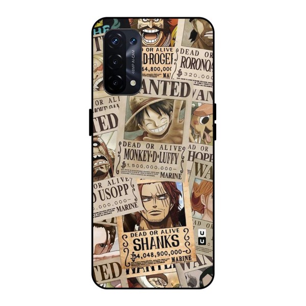 One Piece Most Wanted Metal Back Case for Oppo A74 5G