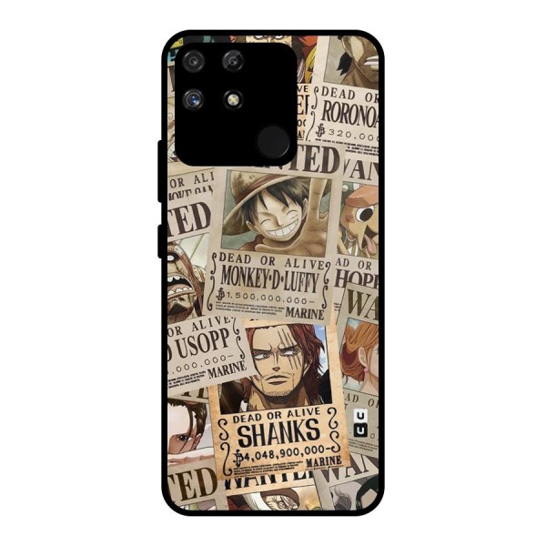 One Piece Most Wanted Metal Back Case for Realme Narzo 50A