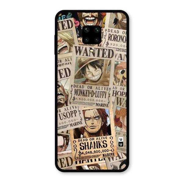 One Piece Most Wanted Metal Back Case for Redmi Note 9 Pro