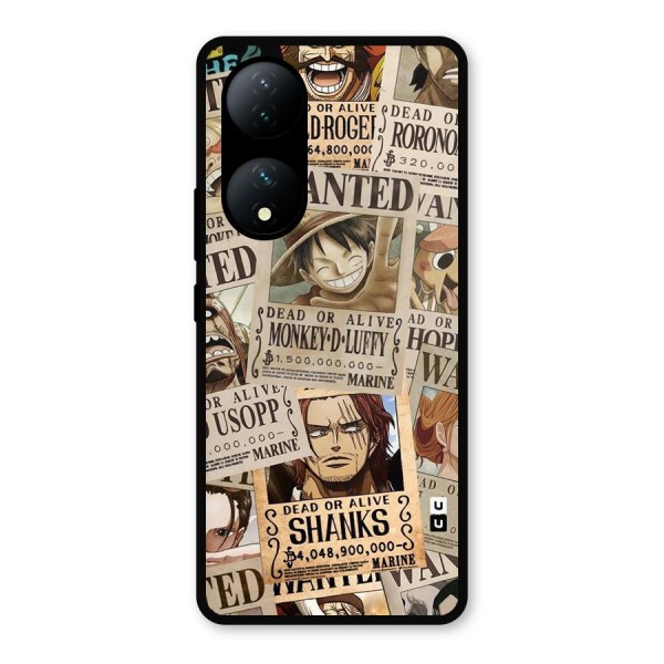 One Piece Most Wanted Metal Back Case for Vivo T2