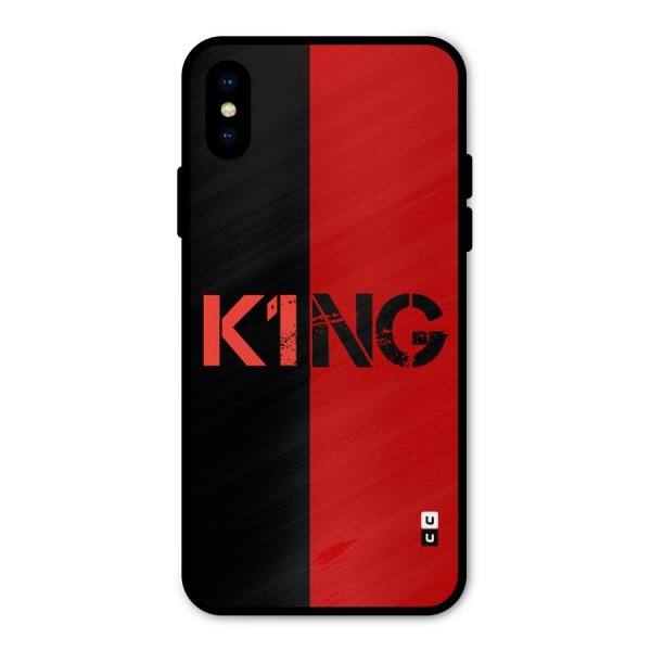 Only King Metal Back Case for iPhone X