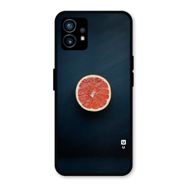 Orange Design Metal Back Case for Nothing Phone 1