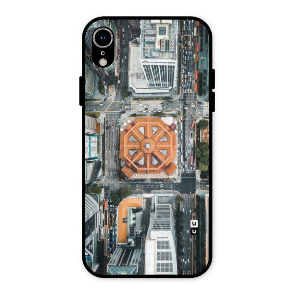 Orange Dome Metal Back Case for iPhone XR