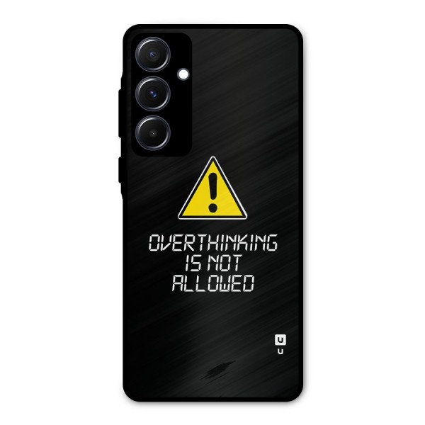 Over Thinking Metal Back Case for Galaxy A55