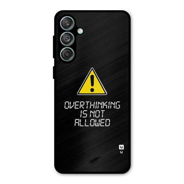 Over Thinking Metal Back Case for Galaxy M55 5G