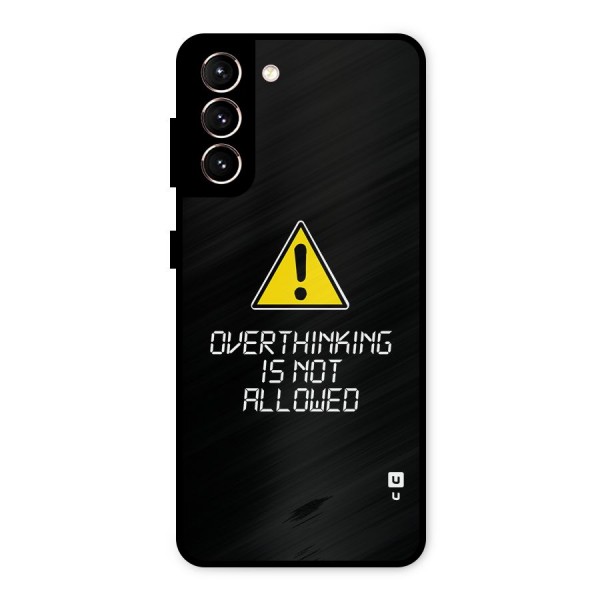 Over Thinking Metal Back Case for Galaxy S21 5G
