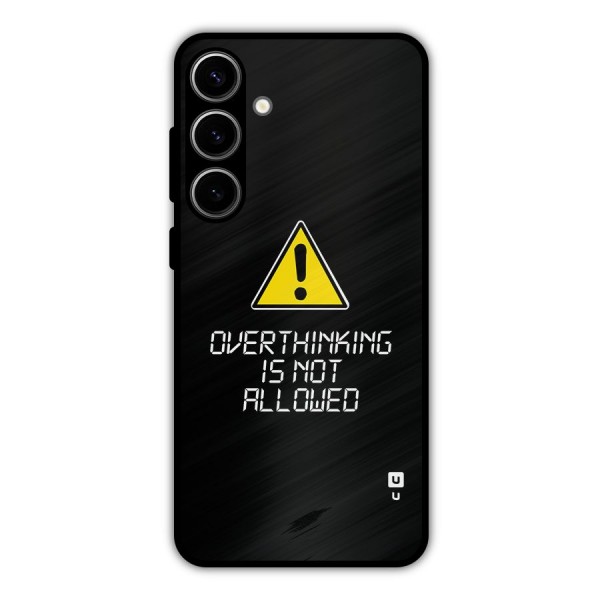 Over Thinking Metal Back Case for Galaxy S24 Plus