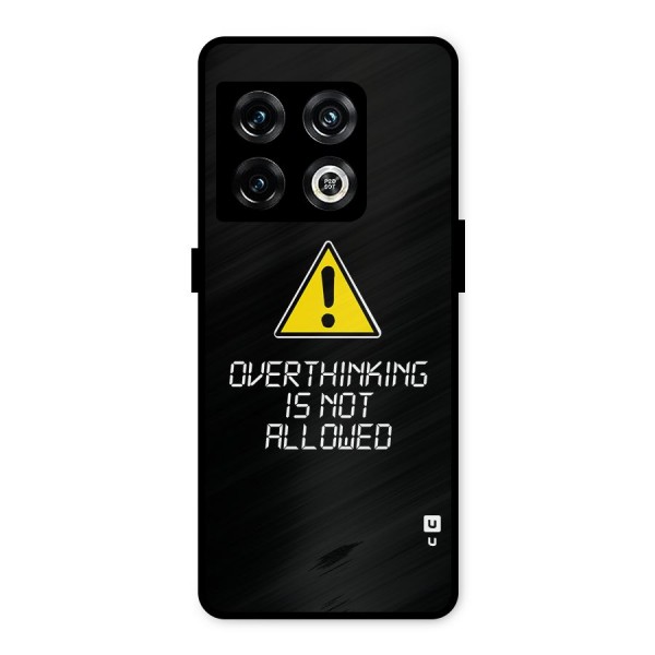 Over Thinking Metal Back Case for OnePlus 10 Pro 5G