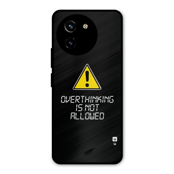 Over Thinking Metal Back Case for Vivo Y200i