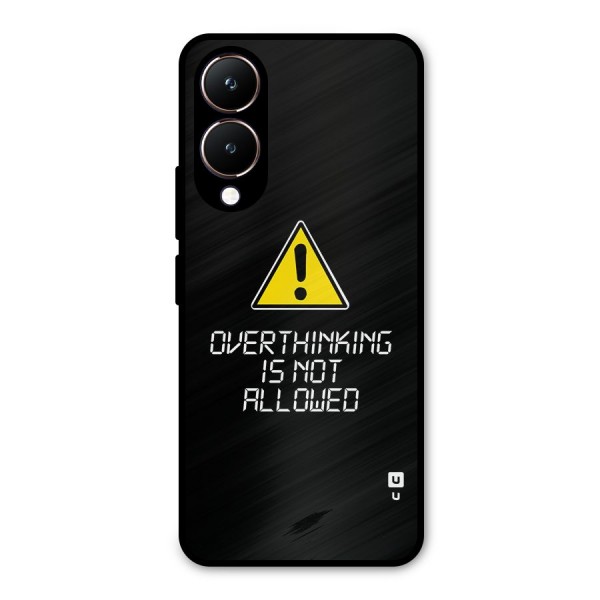 Over Thinking Metal Back Case for Vivo Y28