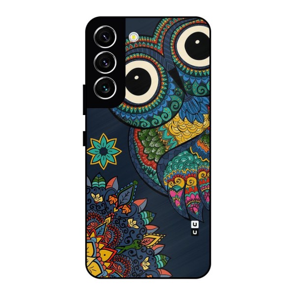 Owl Eyes Metal Back Case for Galaxy S22 5G