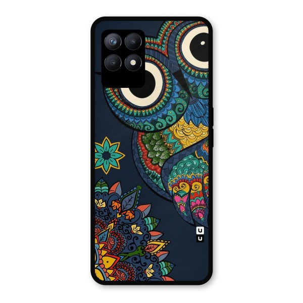 Owl Eyes Metal Back Case for Realme Narzo 50