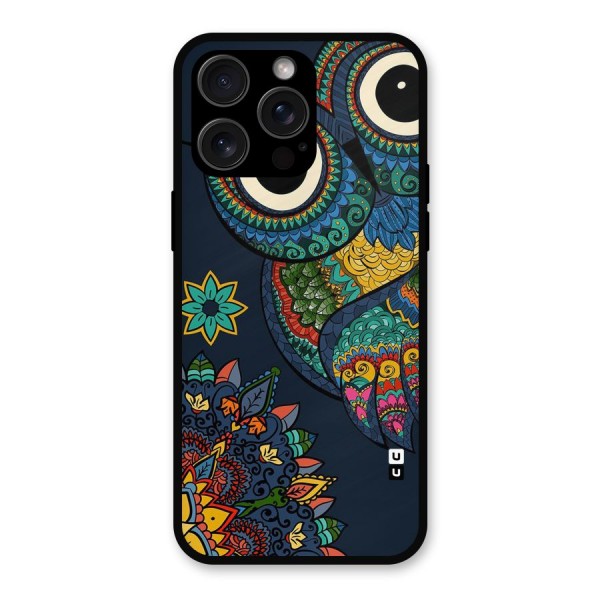 Owl Eyes Metal Back Case for iPhone 15 Pro Max