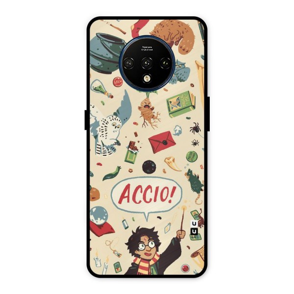 Owl Letter Metal Back Case for OnePlus 7T
