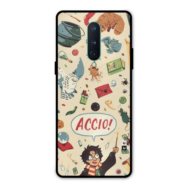Owl Letter Metal Back Case for OnePlus 8