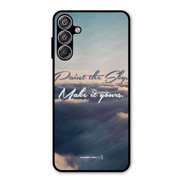 Paint the Sky Metal Back Case for Galaxy F15